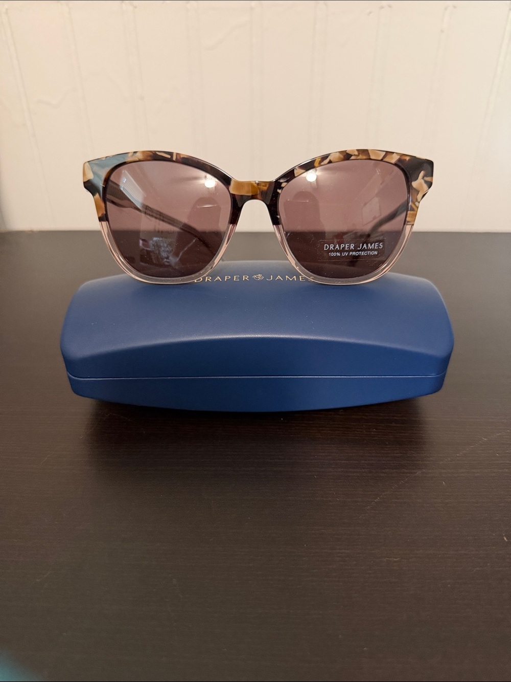 Draper James Tortoise Shell Sunglasses with Brown Lenses